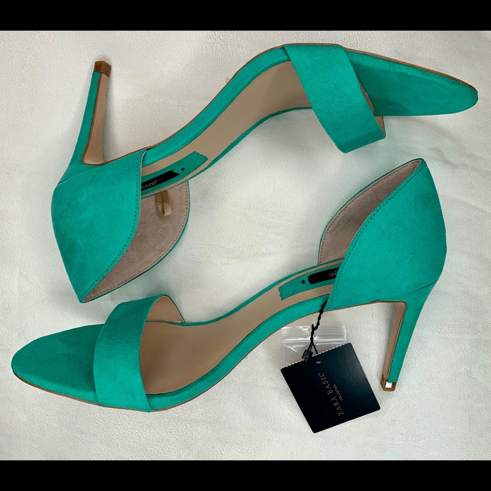 Zara Turquoise Summer Heel
